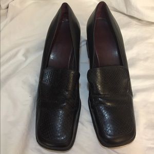 Gianni Fermani square heeled shoe